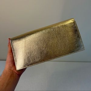 Perrin Champagne Gold Wallet Metallic